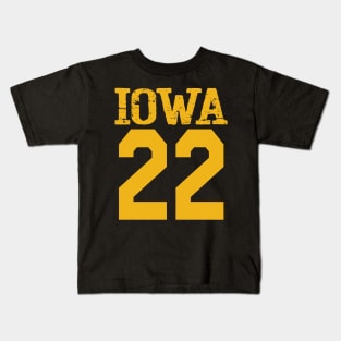 caitlin clark iowa Kids T-Shirt